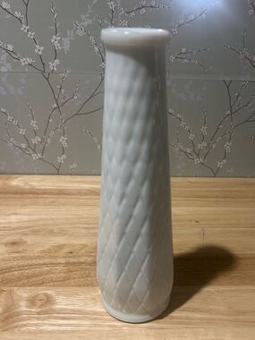 Vintage E. O. Brody Milk Glass Bud Vase